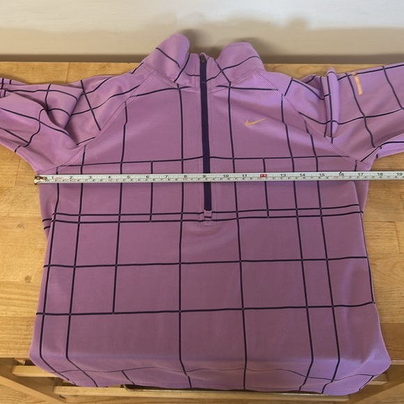 Nike Running DriFit purple long sleeve quarter zip running shirt women’s size M - Picture 9 of 12